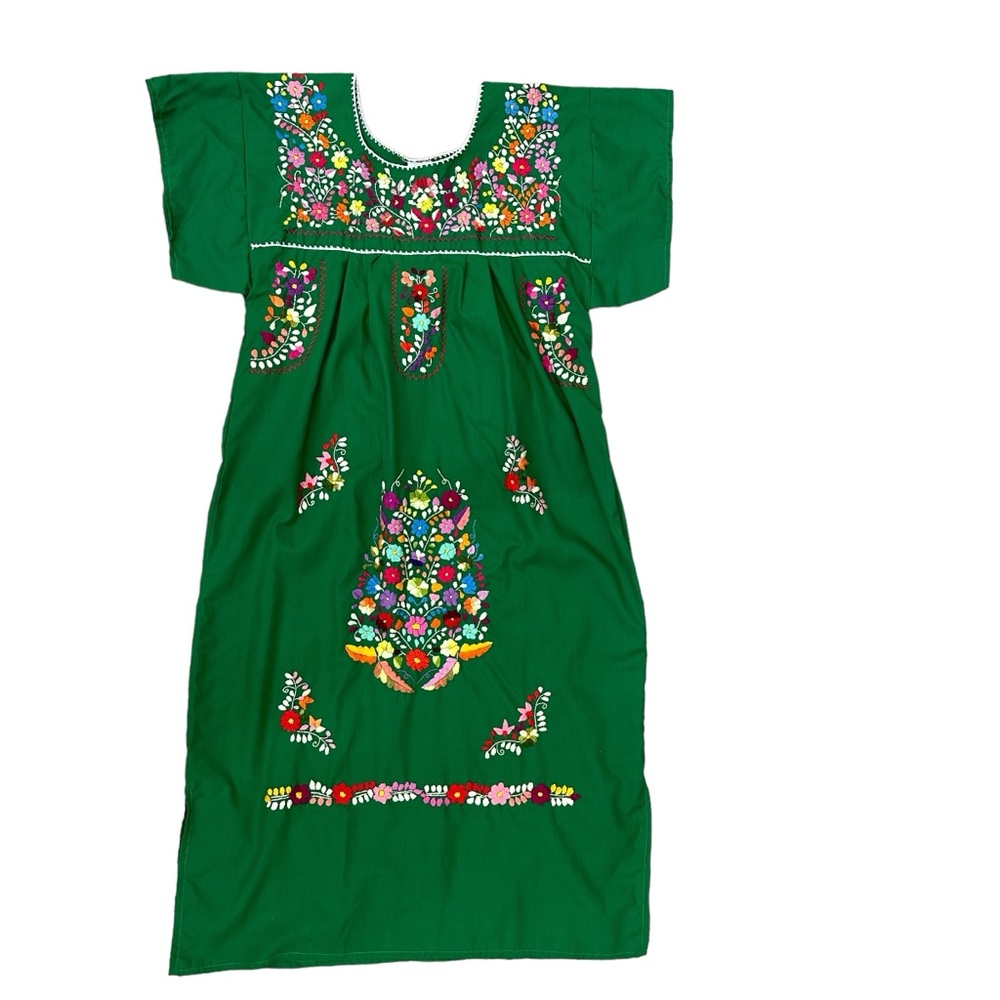 JR Palacios Embroidered Mexican Dress